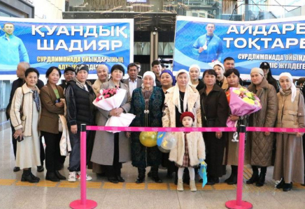 Түркістандық Сурдлимпиада жеңімпаздары елге оралды