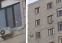 Ақтаулық оқушылар алтыншы қабаттың терезесінде тұрған баланы құтқарып қалды