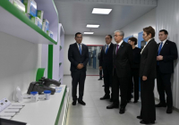 Мемлекет басшысы Жамбыл облысындағы фармацевтикалық кәсіпорындардың қызметімен танысты