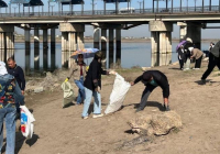 ТҮРКІСТАН: «Шардара» су қоймасының маңында тазалық жұмыстары жүргізілді