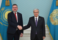 Мемлекет басшысы Еуропа Одағының Орталық Азия жөніндегі арнайы өкілі Эдуардс Стипрайсты қабылдады