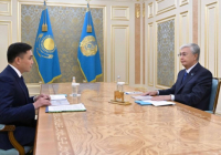 Президент Шымкент қаласының әкімі Ғабит Сыздықбековті қабылдады