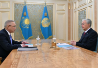 Қасым-Жомарт Тоқаев Жетісу облысының әкімі Бейбіт Исабаевты қабылдады