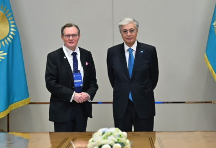 Мемлекет басшысы Queen’s University Belfast оқу орнының президенті және вице-канцлері Иан Грирді қабылдады