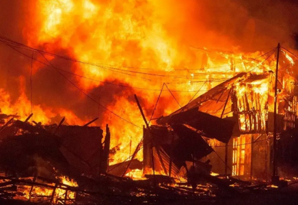 Павлодар облысында жер үй өртеніп, екі бала көз жұмды