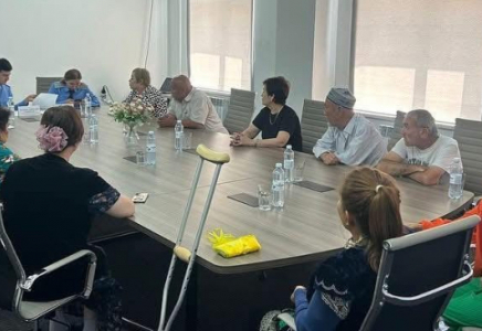 ТҮРКІСТАН: Мүмкіндігі шектеулі азаматтармен ашық кездесу өтті