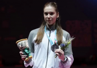 София Актаева семсерлесуден Әлем кубогы кезеңінде күміс жүлдеге ие болды