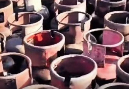 Қостанайда тіркемесінде 400 газ баллоны бар жүк көлігі өртенді 