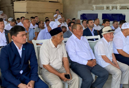 ТҮРКІСТАН: Сенаторлар саурандықтармен кездесті