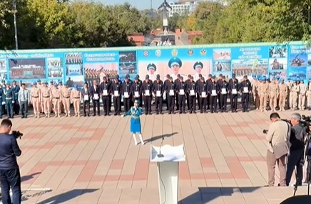 Шымкенттен тағы 27 азамат Отан алдындағы борышын өтеуге аттанды