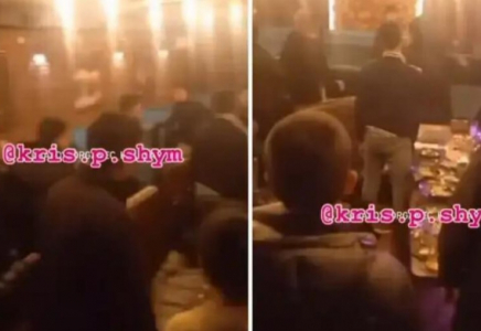 Жаңа жыл қарсаңында Талдықорған тұрғындары дәмханада жаппай төбелес шығарды
