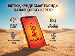ЫСТЫҚ күнде СМАРТФОНДЫ да ҚОРҒАУ керек