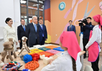 Мемлекет басшысы «Сыр жұлдыздары» шығармашылық-инновациялық академиясының қызметімен танысты