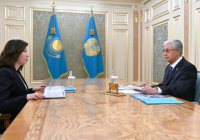 Қасым-Жомарт Тоқаев Оқу-ағарту министрі Жұлдыз Сүлейменованы қабылдады