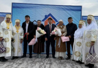 ТҮРКІСТАН: Шардарада үшемдерді дүниеге әкелген екі отбасыға баспана берілді