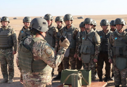 Құрлық әскерлерінің курсанттары инженерлік қамтамасыз ету бойынша тәжірибелік сабақтардан өтті