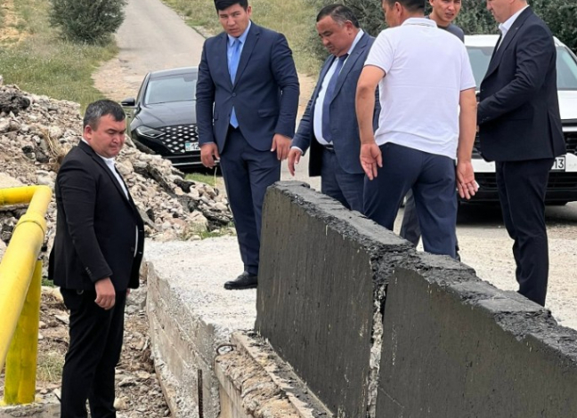 ТҮРКІСТАН: Бәйдібектегі су шайған көпір қалпына келтірілді
