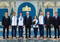 Мемлекет басшысы XXV Қысқы Олимпиада ойындарының чемпионы Михаил Шайдоровты марапаттады