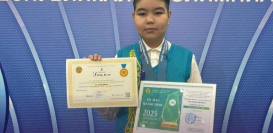 ​Павлодарлық оқушы республикалық олимпиадада топ жарды