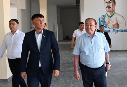​СОЗАҚТА 200 ОРЫНДЫҚ ЗАМАНАУИ СПОРТ КЕШЕНІ САЛЫНЫП ЖАТЫР