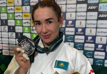 Әбиба Абужақынова дзюдодан әлем чемпионатының күміс жүлдегері атанды