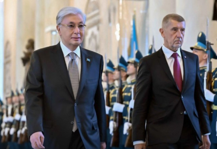 Ақордада Чехия премьер-министрін қарсы алу рәсімі өтті 