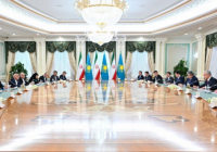 Қазақстан мен Иран президенттері кеңейтілген құрамда келіссөз жүргізді