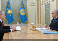 Тоқаев Қаржылық мониторинг агенттігінің төрағасы Жанат Элимановты қабылдады