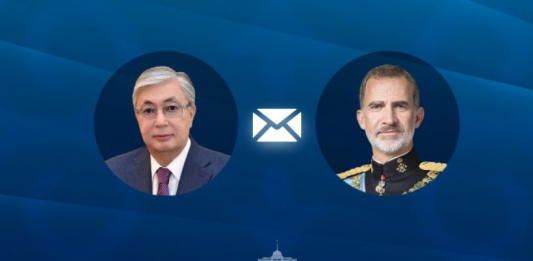 Мемлекет басшысы Испания Королі VI Фелипеге құттықтау жеделхатын жолдады