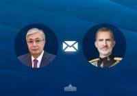 Испания Королі VI Фелипе Президент Қасым-Жомарт Тоқаевқа алғыс хат жолдады