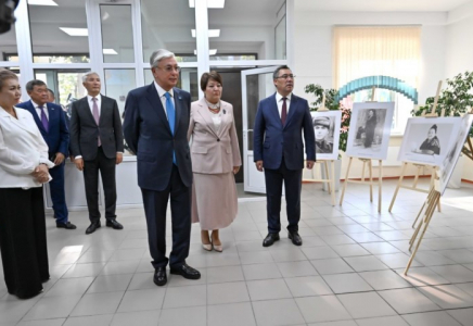 Мемлекет басшысы Кемел Тоқаев атындағы №33 мектеп-гимназияға барды