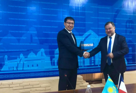 Франциялықтар Түркістанда инвестициялық жобаларды іске асыруға қызығушылық білдірді