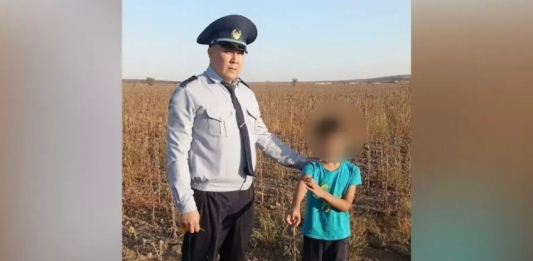 Үржарда 7 жасар бүлдіршін айдалада жалғыз жүрген жерінен табылды 