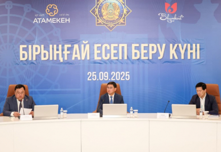 ​В Шымкенте прошел традиционный Единый день отчета