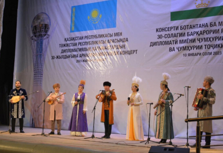 Түркістандықтар Душанбеде өнер көрсетті