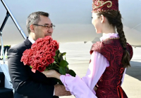Садыр Жапаров Астанаға келді