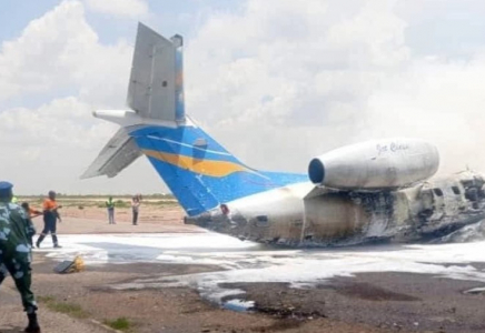 ​Конгода министр мінген ұшақ ұшу-қону жолағынан шығып кетіп, өртенді