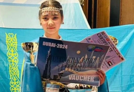 Түркістандық оқушылар Дубайда жеңімпаз атанды