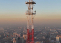 ​Алматыдағы телерадио мұнарасына жаңа сәулеттік жарық орнатылып жатыр