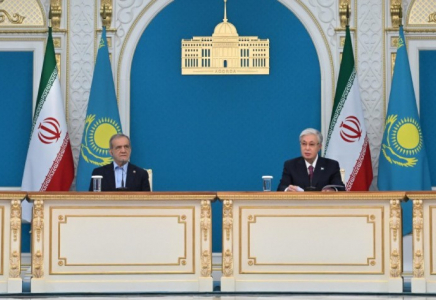 Қасым-Жомарт Тоқаев пен Масуд Пезешкиан бірлескен мәлімдеме жасады