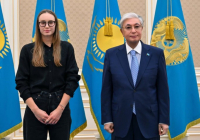 Президент Қасым-Жомарт Тоқаев Елена Рыбакинамен кездесті