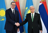 Қазақстан мен Сербия президенттері келіссөздер өткізді