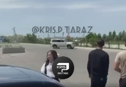 Тараздық оқушының көлікпен каналға түсіп кеткен видеосы пайда болды