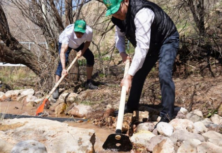 ТҮРКІСТАН: Қазығұртта «Мөлдір бұлақ» акциясына 500-ге жуық тұрғын қатысты