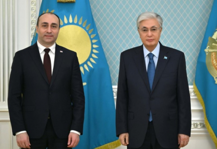 Мемлекет басшысы Грузияның Ішкі істер министрі Гела Геладзені қабылдады