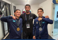 Түркістандық боксшылар Азия чемпионатында алтын мен күміс жүлде иеленді 