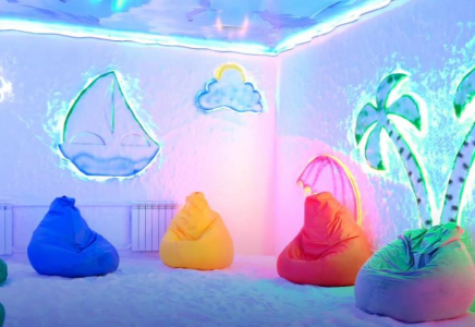 ШЫМКЕНТ: емханада тұзды шахта мен өтпелі галерея пайдалануға берілді