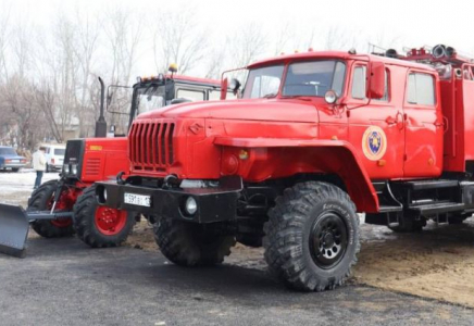 ТҮРКІСТАН: Ибата ауылында ерікті өрт сөндіру бекеті ашылды