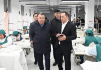 ТҮРКІСТАН: Созақта өндірістік тігін цехы іске қосылды