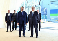 Президент жаңа жылу электр орталығына барды